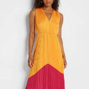 2022 Express Maxi Color Block Dress